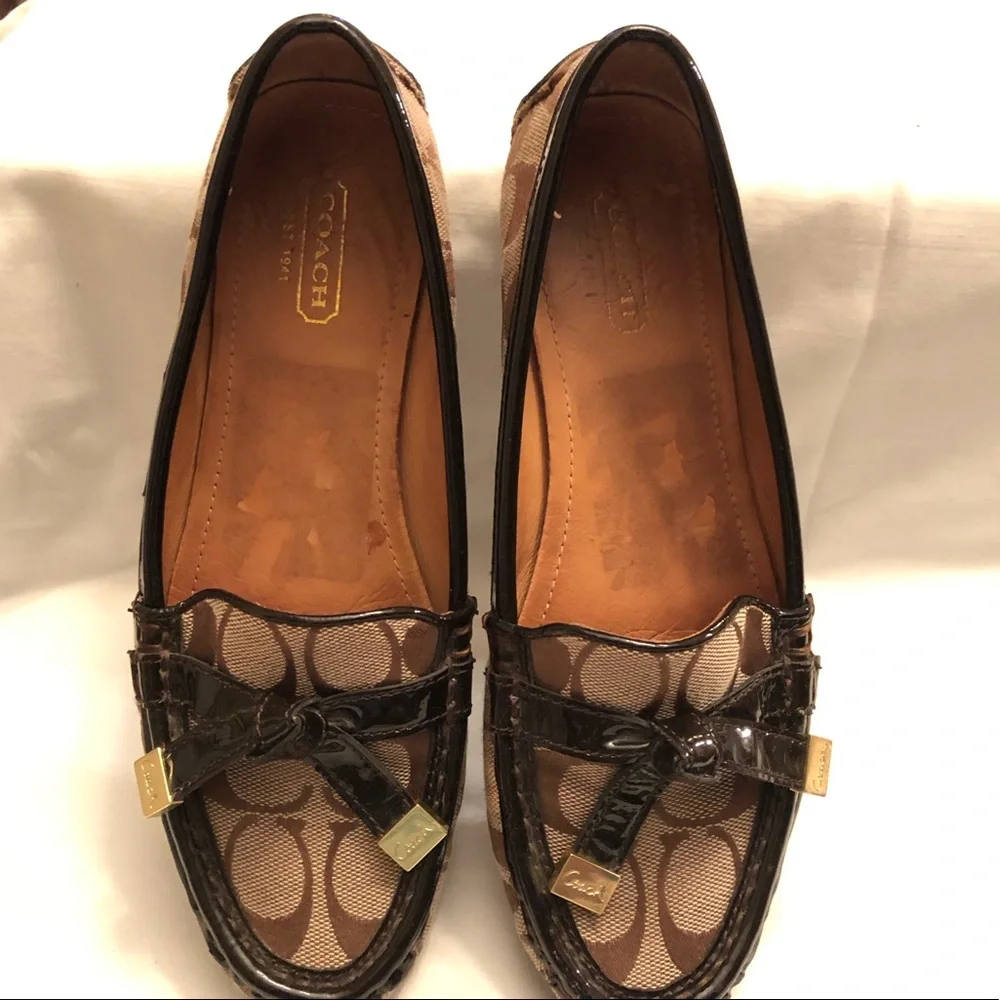 Coach Brown Freida Flats‎